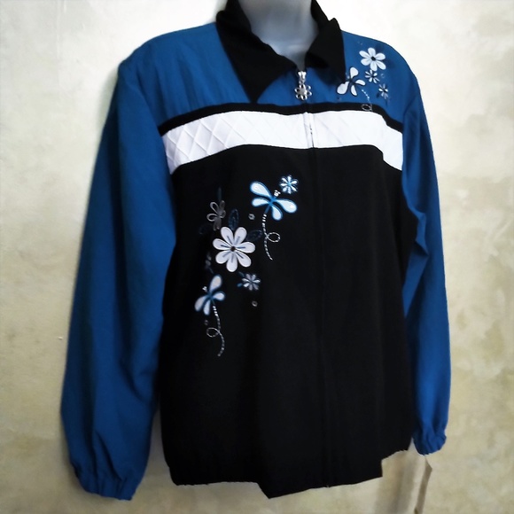 Alfred Dunner Jackets & Blazers - Adorable Alfred Dunner Windbreaker NWT 14P